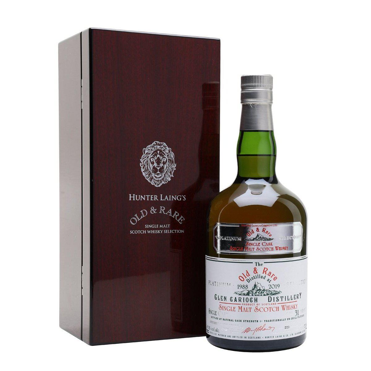 Whisky 1988 Hunter Laing s Old Rare Glen Garioch 31 Year Old