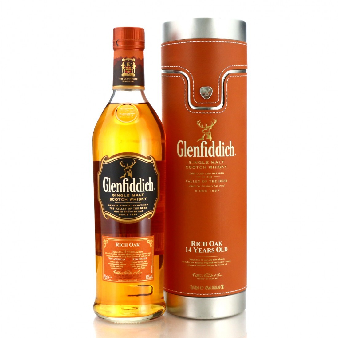 Whisky :: Scotch Whisky :: Glenfiddich 14 Year Old Rich Oak