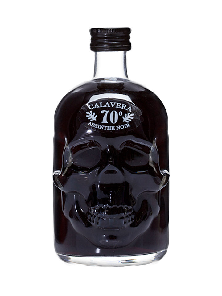 Spirits Liqueurs Calavera Black Absinthe 70 Skull Bottle