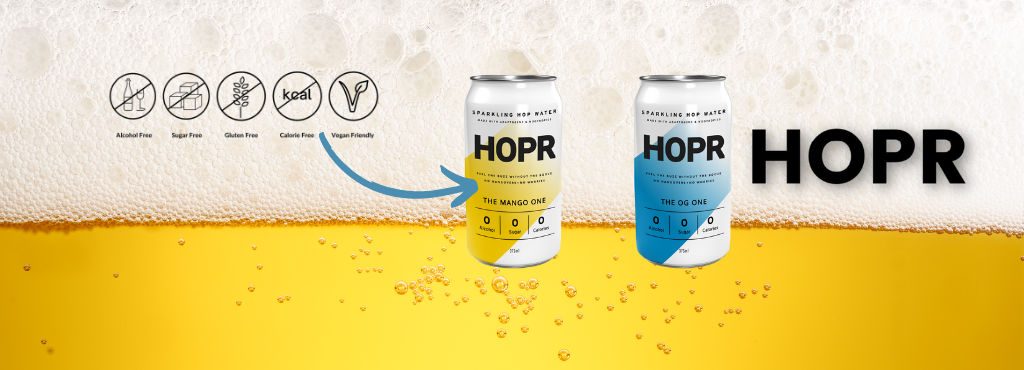 Conquer Sobriety with HOPR: A Non-Alc Sparkling Hop Water