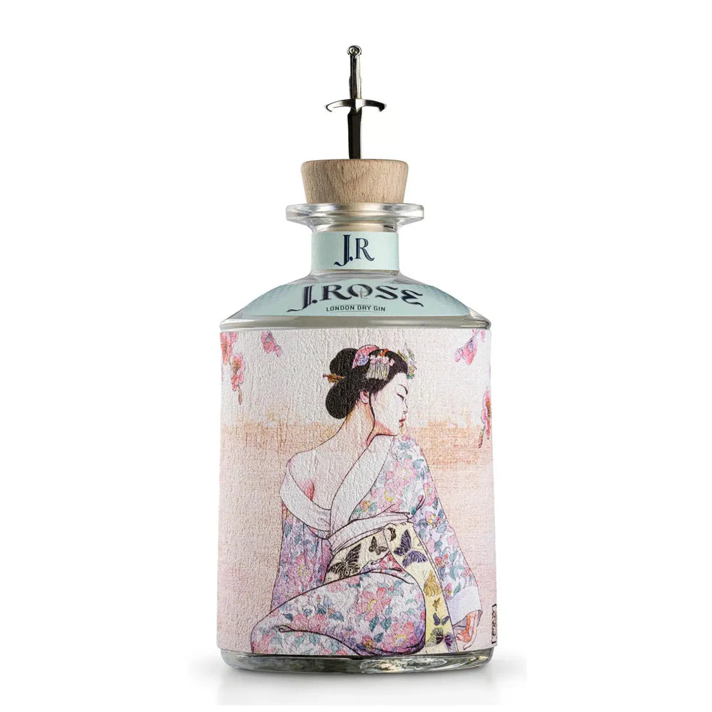 J.Rose London Dry Artisan Gin - Woman In Kimono 700ml J.Rose London Dry Artisan Gin - Woman In Kimono 700ml