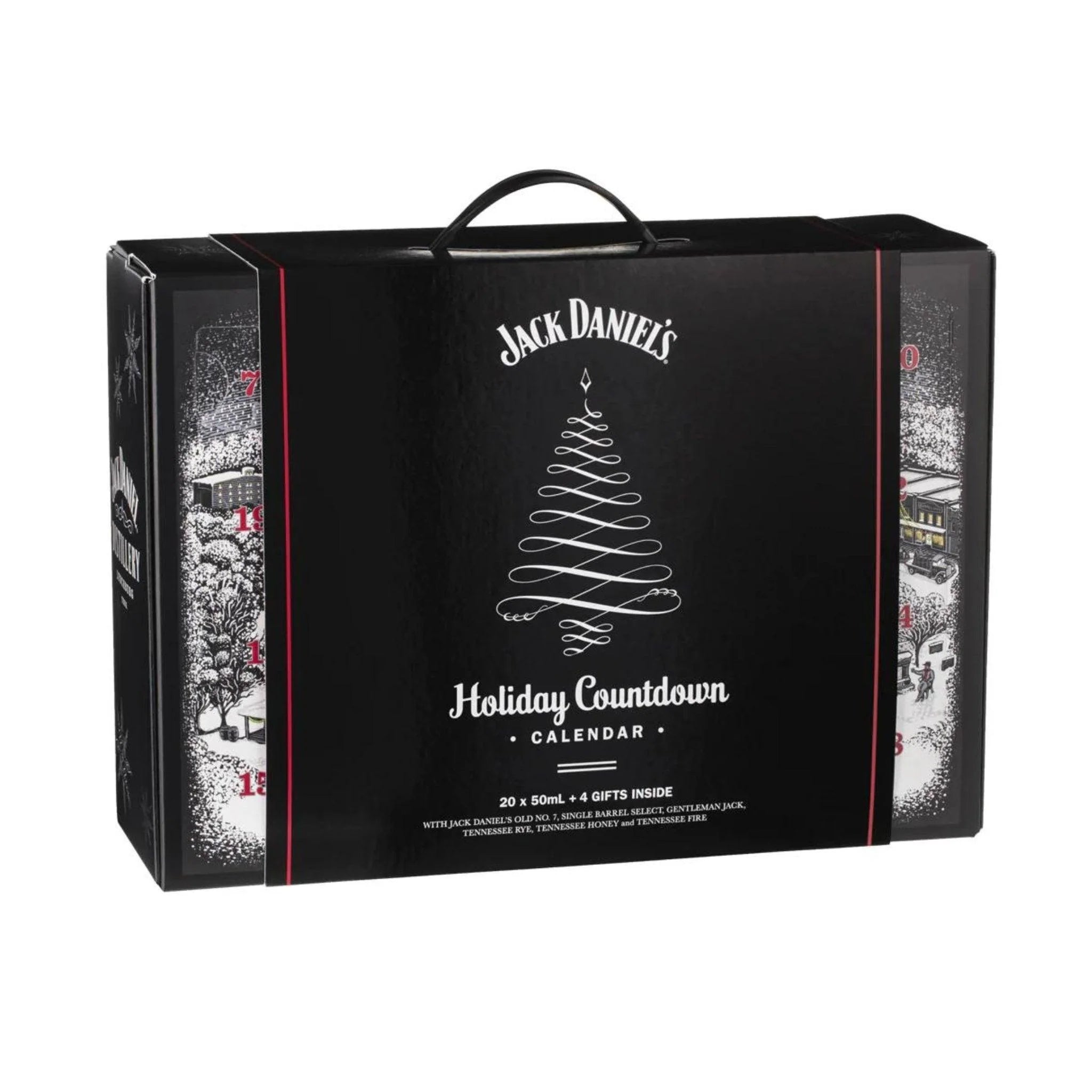 Jack Daniel's Holiday Countdown Calendar 20 x 50ml + 4 Gifts Jack Daniel's Holiday Countdown Calendar 20 x 50ml + 4 Gifts
