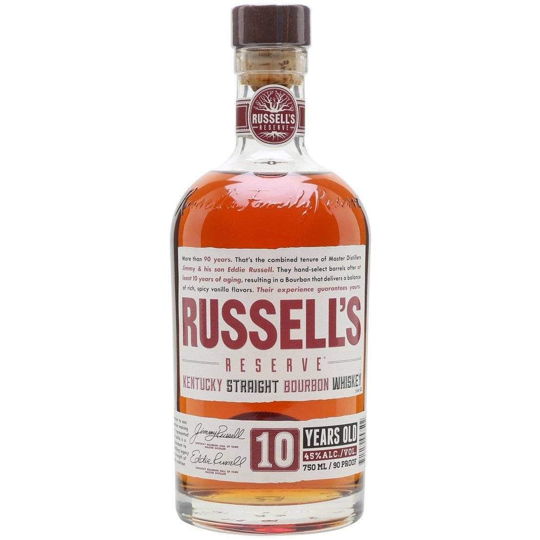 Russell's Reserve 10 Year Old Bourbon 700ml Russell's Reserve 10 Year Old Bourbon 700ml