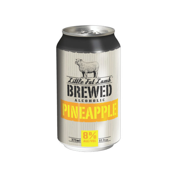 Little Fat Lamb Pineapple Cans 10x375ml Little Fat Lamb Pineapple Cans 10x375ml