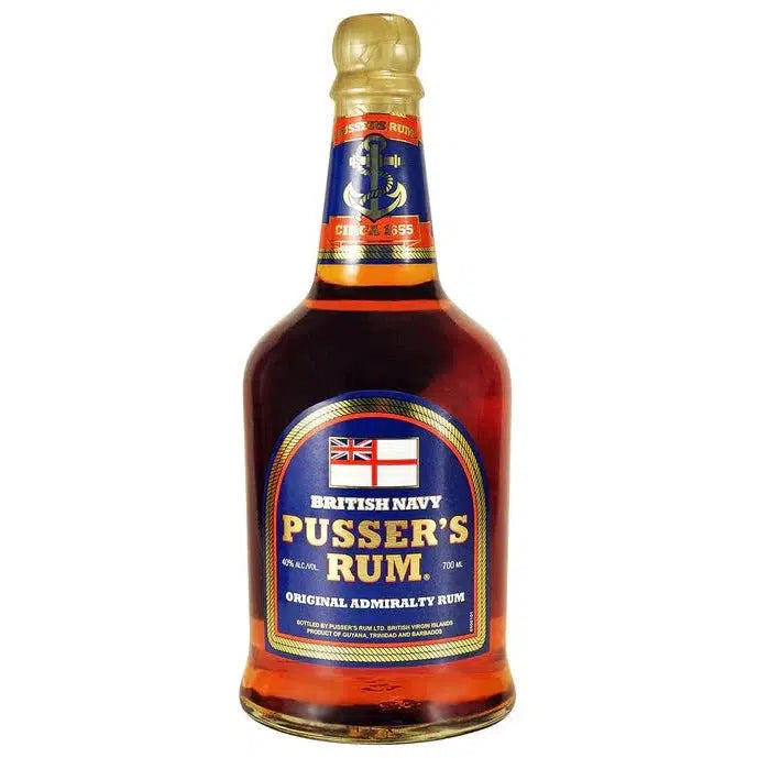 Pussers Navy Rum Blue Label Original Admiralty Rum 700ml Pussers Navy Rum Blue Label Original Admiralty Rum 700ml
