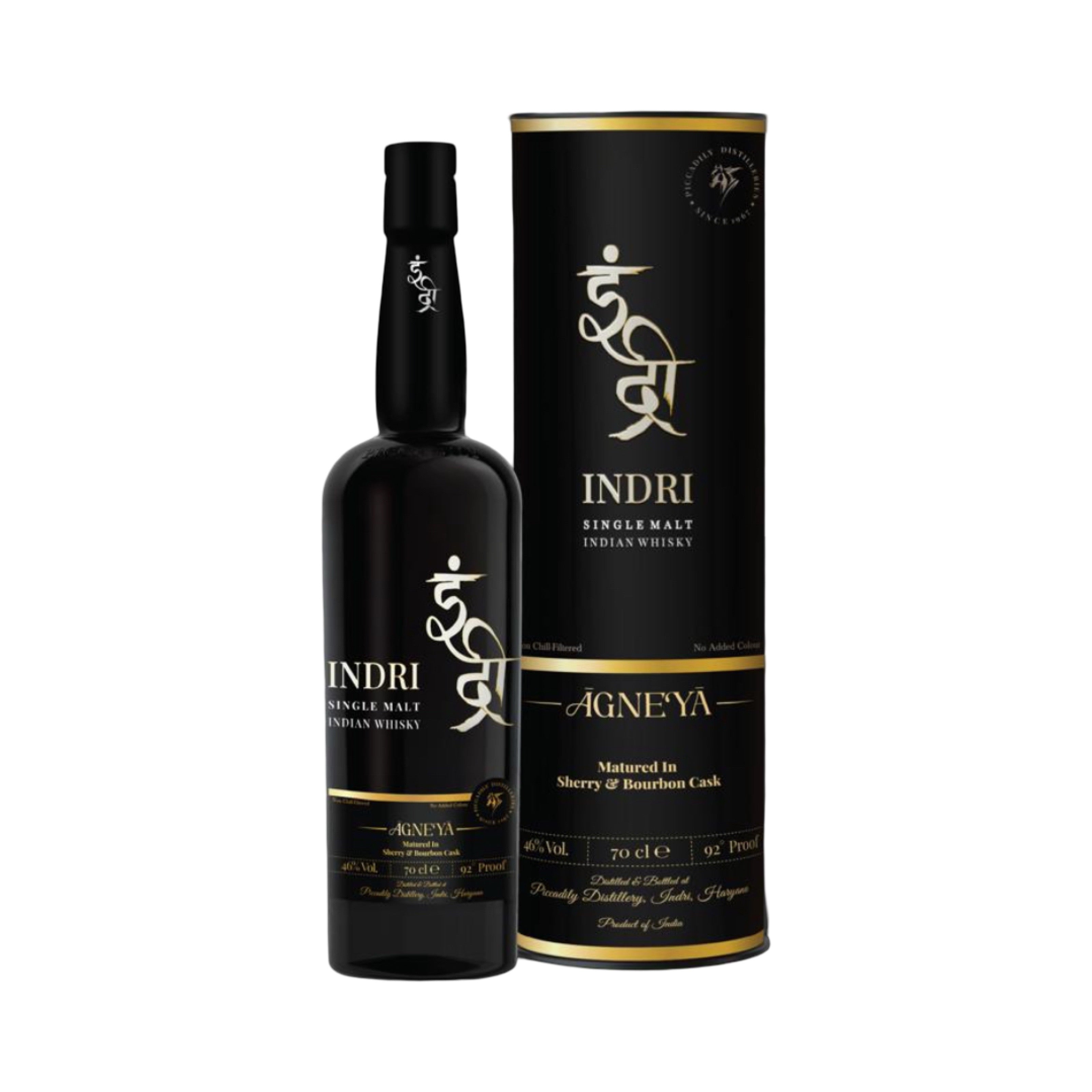 Indri Agneya Limited Edition Single Malt Indian Whisky 700ml Indri Agneya Limited Edition Single Malt Indian Whisky 700ml