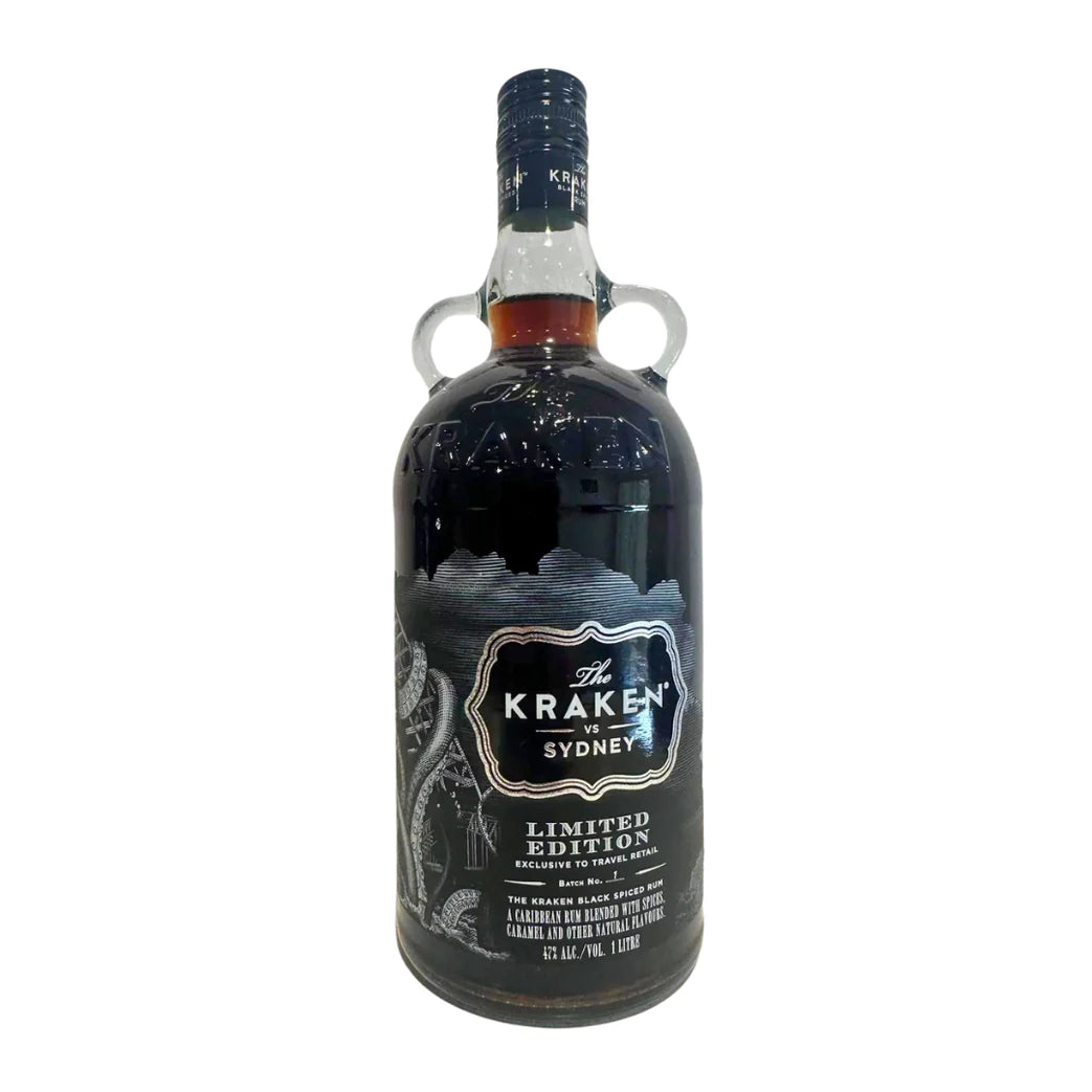 Kraken vs Sydney Batch No. 1 Limited Edition Black Spiced Rum 1L Kraken vs Sydney Batch No. 1 Limited Edition Black Spiced Rum 1L