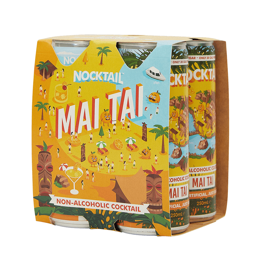 Nocktail Mai Tai Premixed Mocktail 250mL Nocktail Mai Tai Premixed Mocktail 250mL