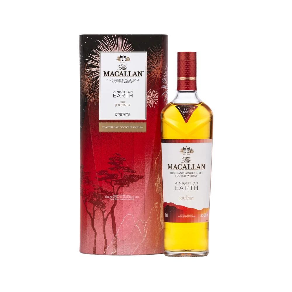 The Macallan A Night On Earth The Journey 2023 Single Malt Scotch Whisky 700ml The Macallan A Night On Earth The Journey 2023 Single Malt Scotch Whisky 700ml