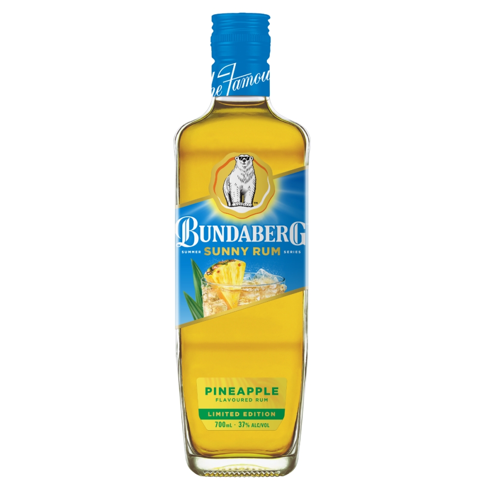 Bundaberg Sunny Pineapple Flavoured Rum Limited Edition 700mL Bundaberg Sunny Pineapple Flavoured Rum Limited Edition 700mL