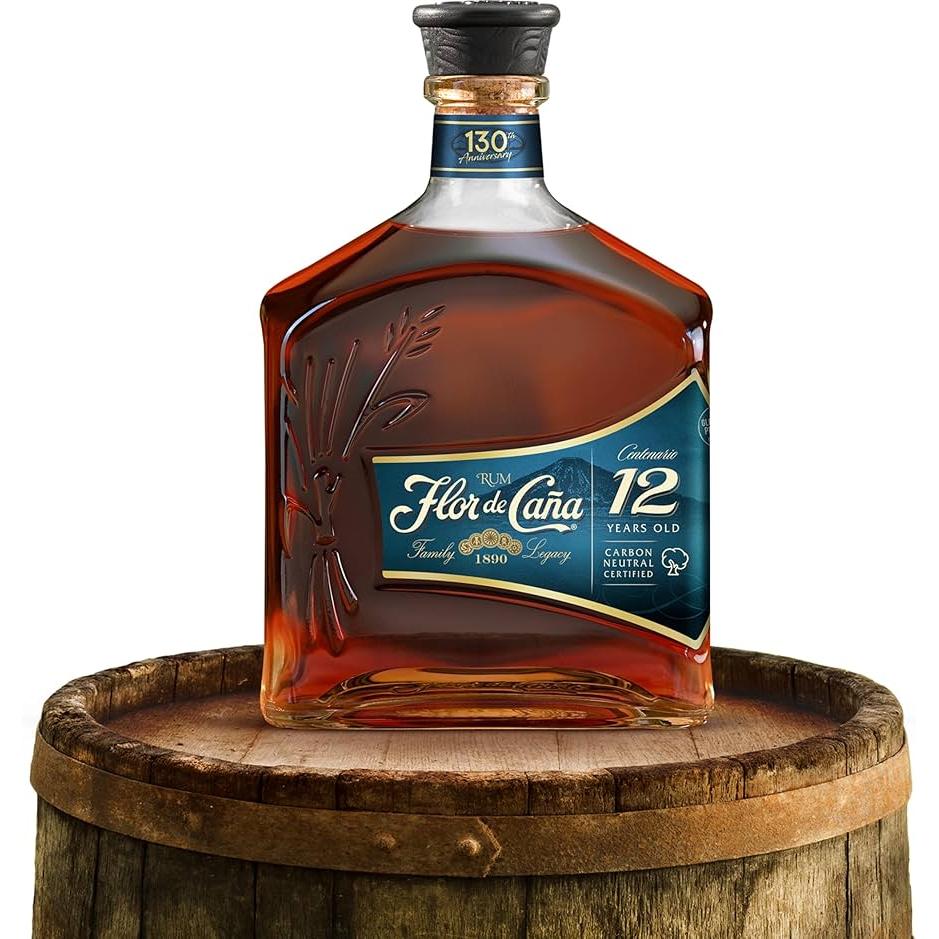 Flor de Cana 12 Year Old Rum 700ml Flor de Cana 12 Year Old Rum 700ml