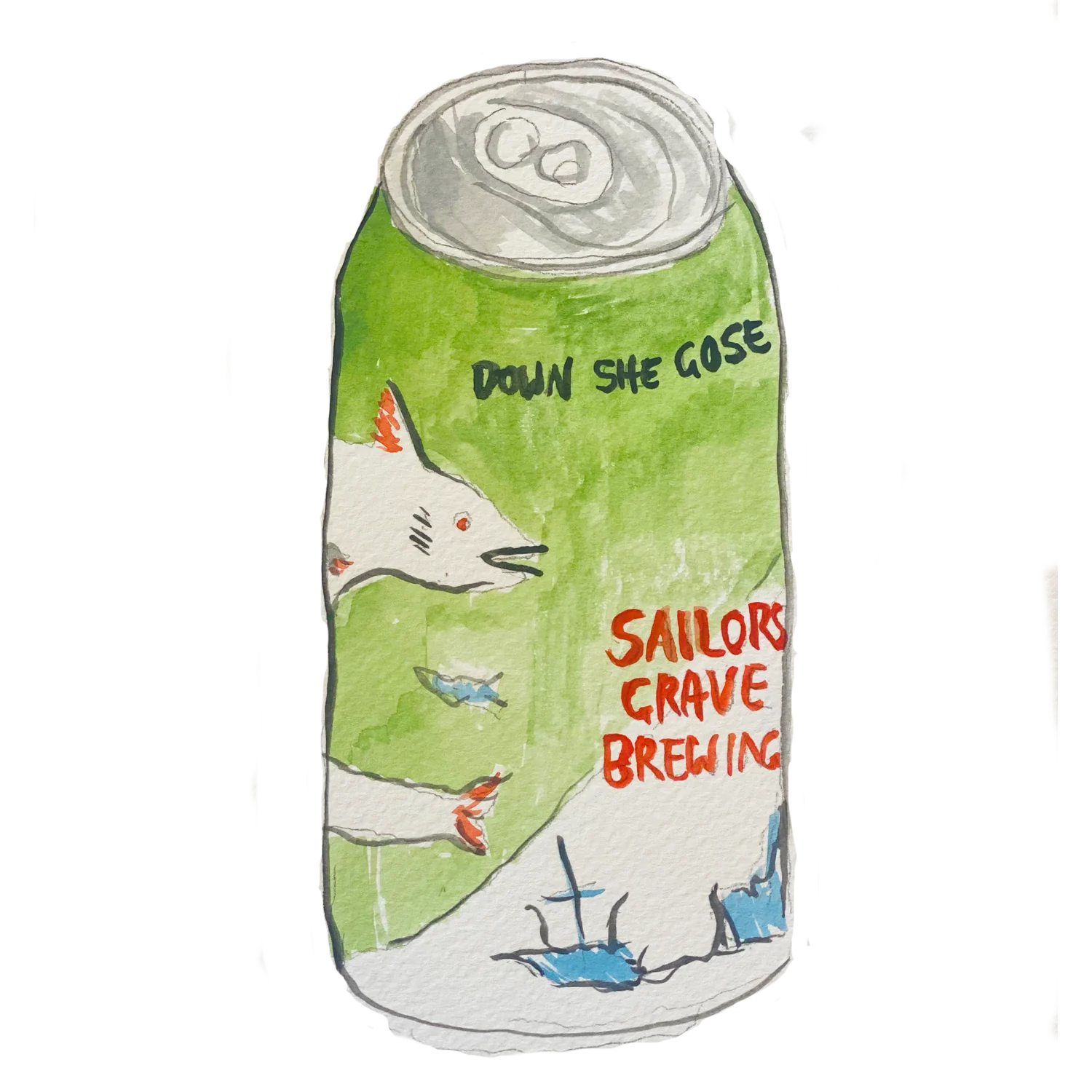 Sailors Grove 'Down She Gose' Sea Salt & Seaweed Gose Sailors Grove 'Down She Gose' Sea Salt & Seaweed Gose
