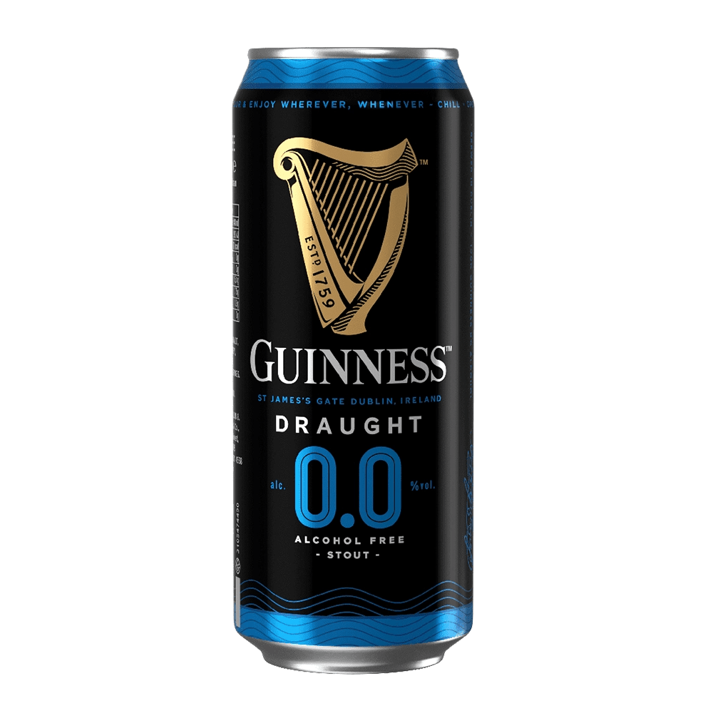 Guinness Draught 0.0 Non-Alcoholic Stout 440mL Guinness Draught 0.0 Non-Alcoholic Stout 440mL