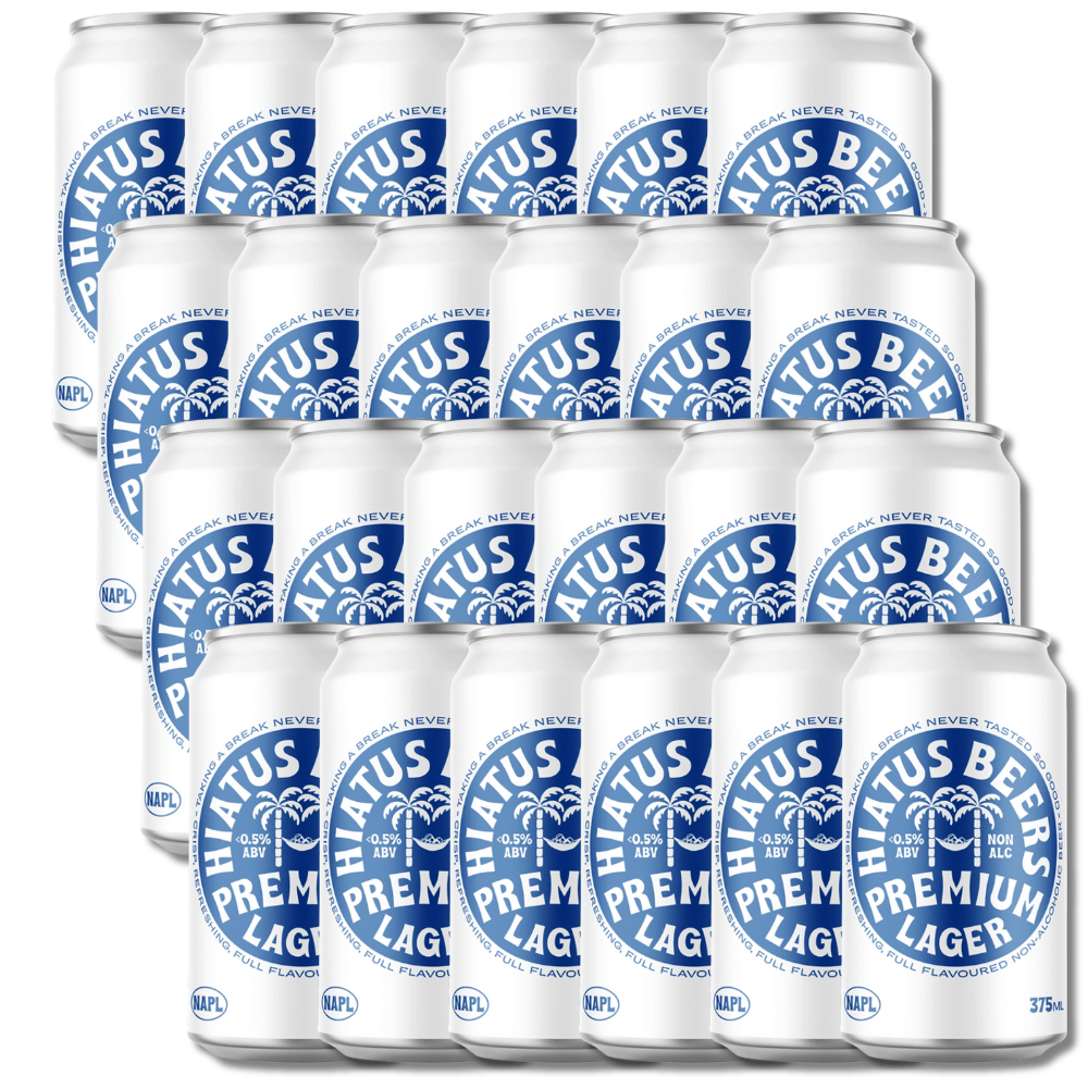 Hiatus Non-Alcoholic Premium Lager 375mL Hiatus Non-Alcoholic Premium Lager 375mL