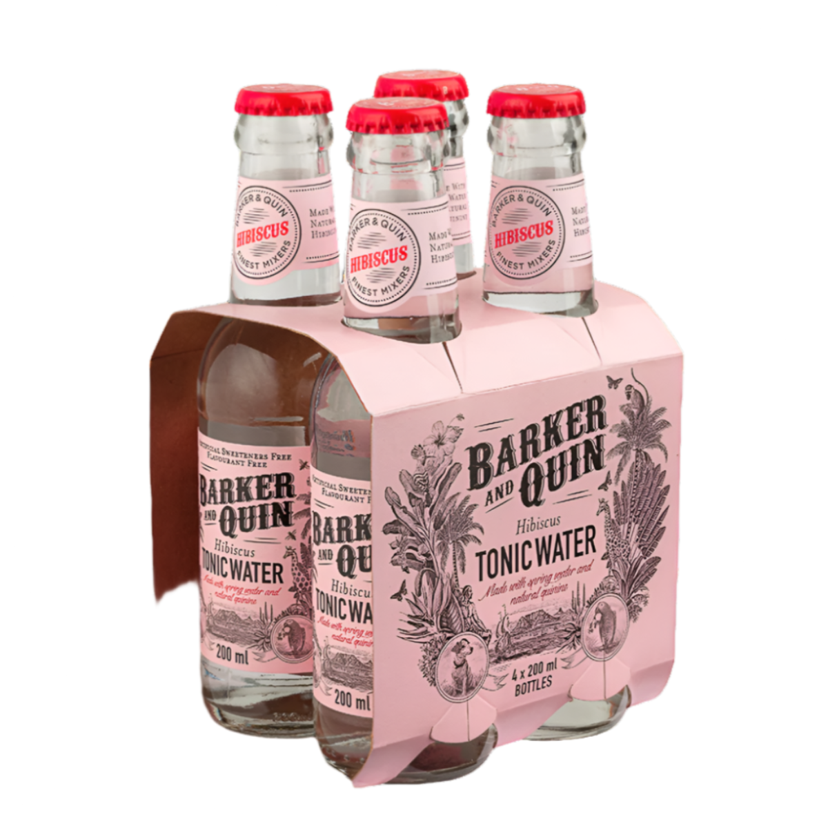 Barker & Quin Hibiscus Tonic Water Glass 24 x 200ml Barker & Quin Hibiscus Tonic Water Glass 24 x 200ml