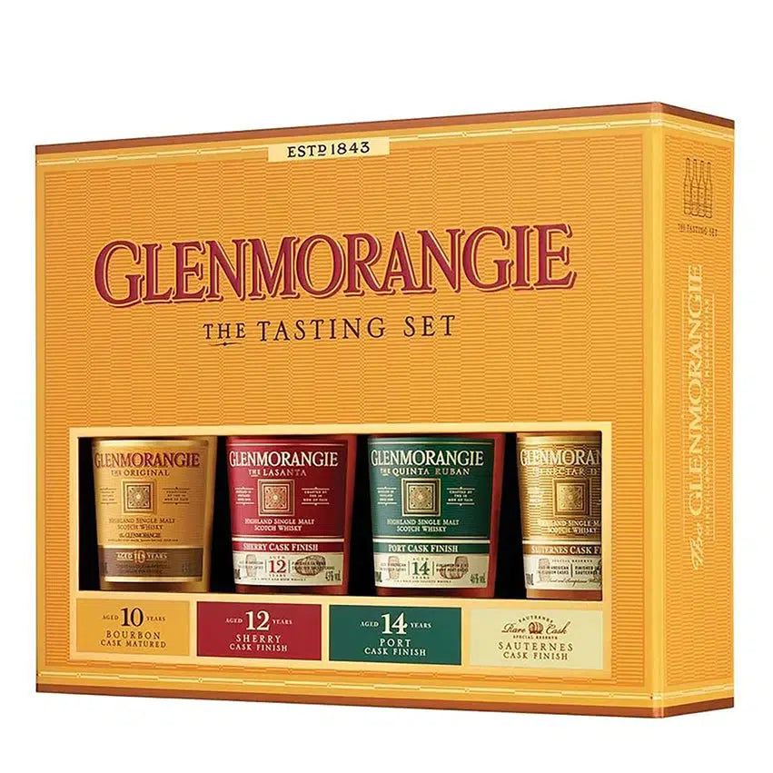 Glenmorangie Single Malt Scotch Whisky Tasting Set 4 X 100ml Glenmorangie Single Malt Scotch Whisky Tasting Set 4 X 100ml