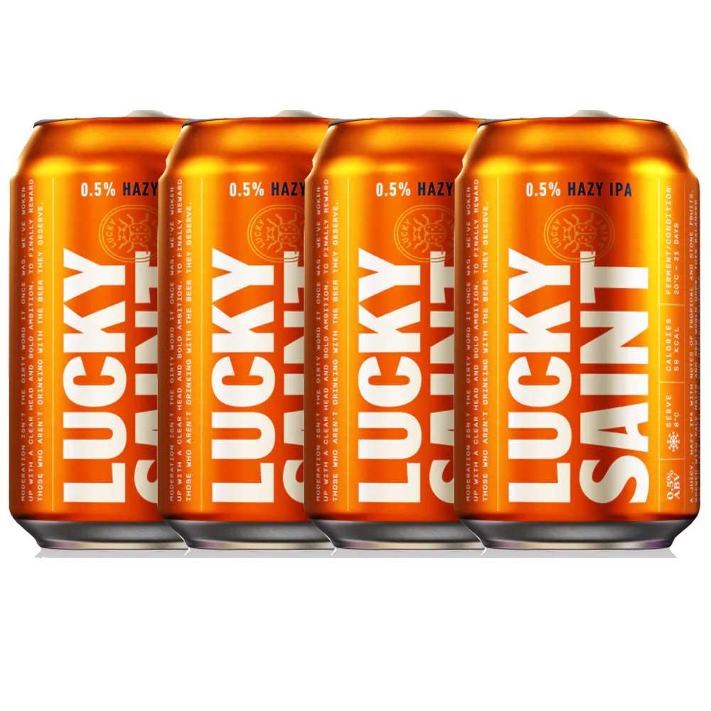 Lucky Saint Non-Alcoholic HAZY IPA 330ml Lucky Saint Non-Alcoholic HAZY IPA 330ml