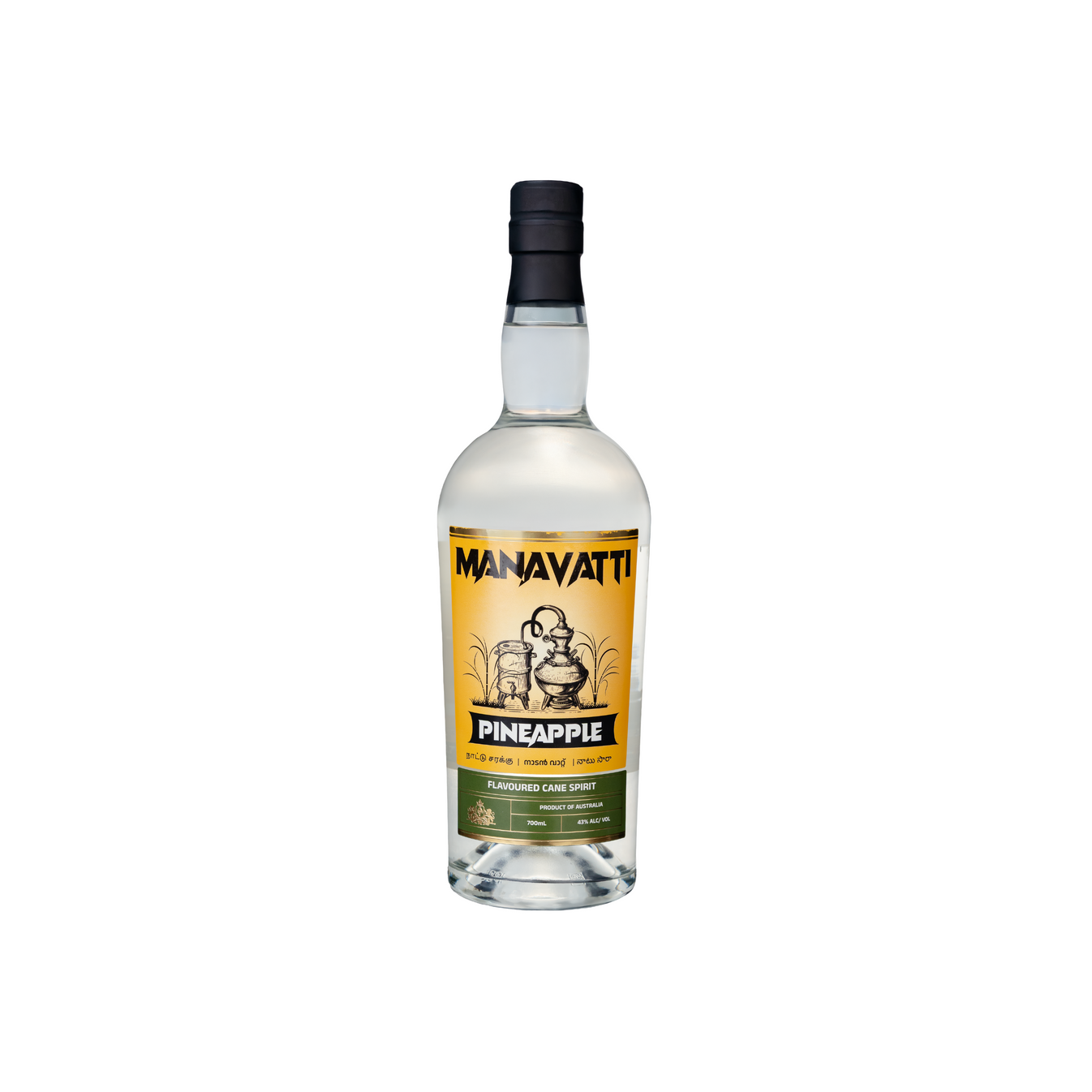 Manavatti Pineapple Flavoured Cane Spirit 700ml Manavatti Pineapple Flavoured Cane Spirit 700ml