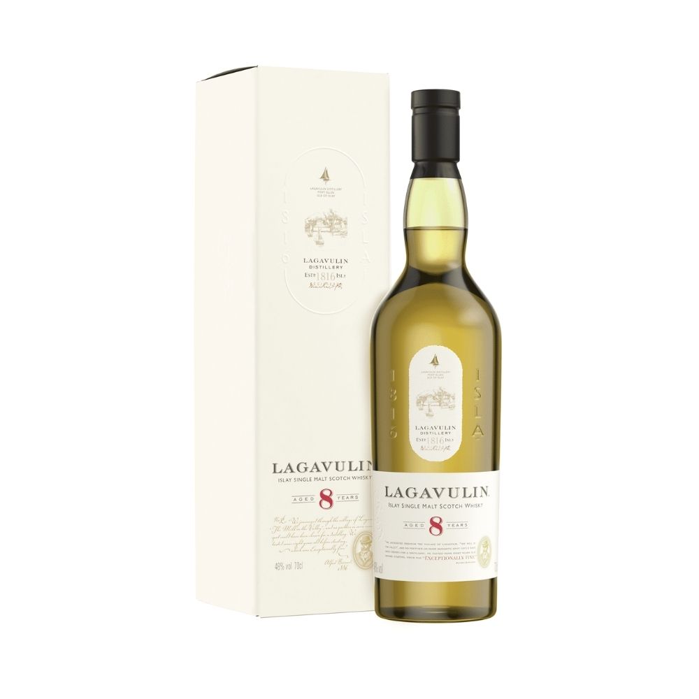 Lagavulin 8 YO Single Malt Scotch Whisky 700ml @ 48% abv Lagavulin 8 YO Single Malt Scotch Whisky 700ml @ 48% abv