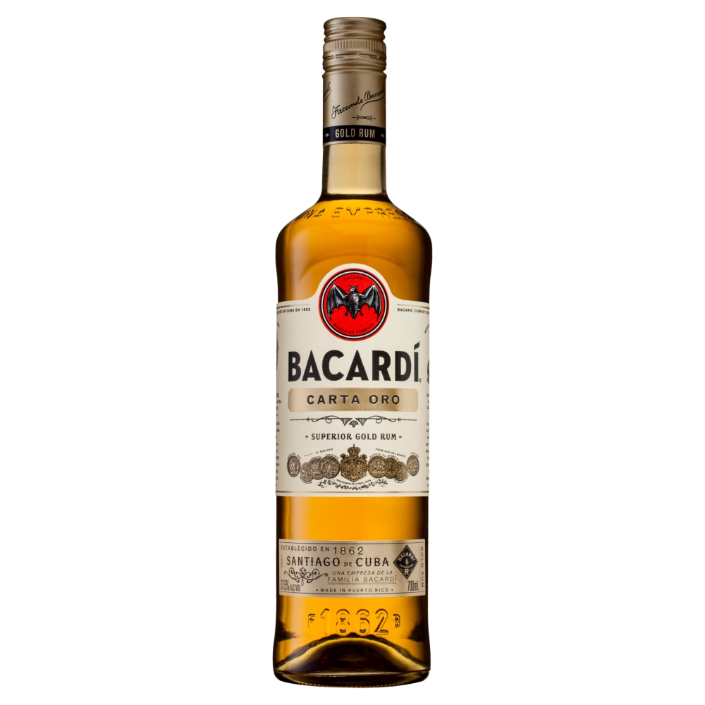 Bacardi Carta Oro Gold Rum 700mL Bacardi Carta Oro Gold Rum 700mL