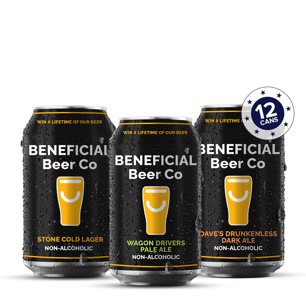Beneficial Brews Trio: Crafted Lager, Ale & Drunkenless Bundle Beneficial Brews Trio: Crafted Lager, Ale & Drunkenless Bundle