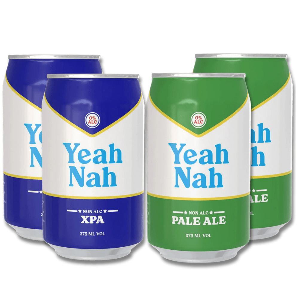 Yeah Nah Non-Alcoholic Mixed Case – Pale Ale & XPA (24 Pack) Yeah Nah Non-Alcoholic Mixed Case – Pale Ale & XPA (24 Pack)