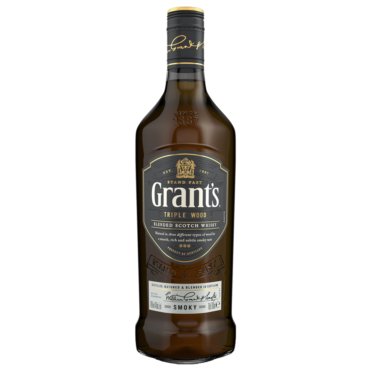 Grant's Triple Wood Smoky Blended Scotch Whisky 700ml Grant's Triple Wood Smoky Blended Scotch Whisky 700ml