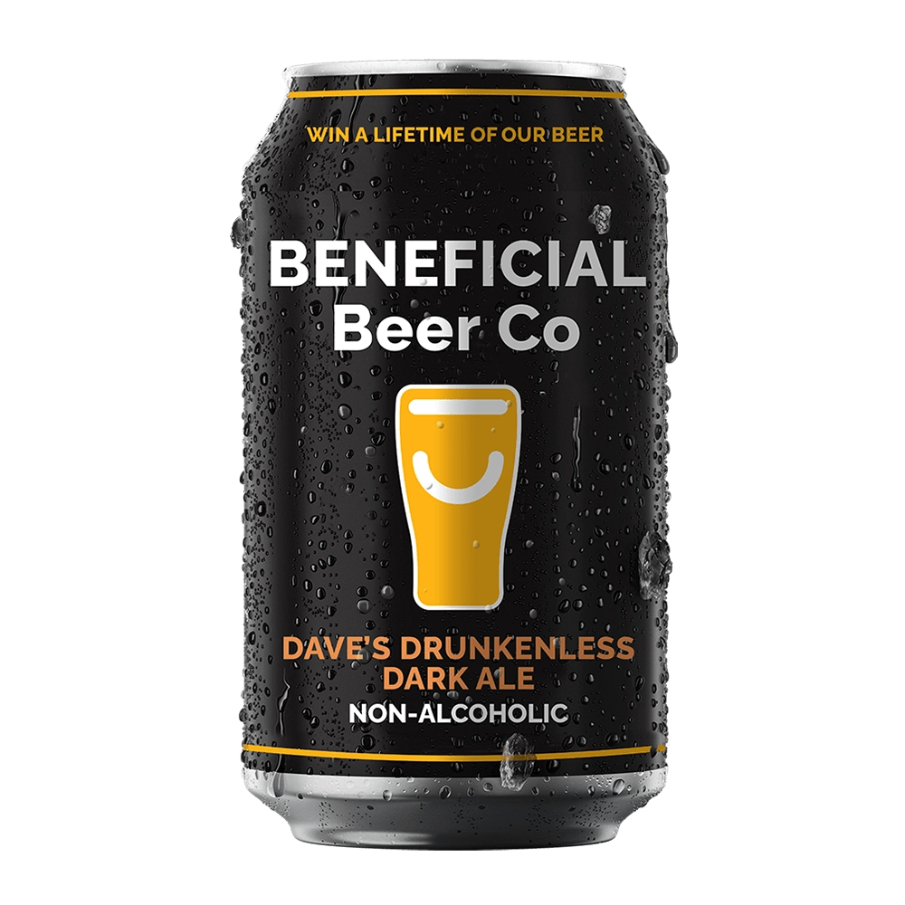 Beneficial Beer Co Dave's Drunkenless Non-Alcoholic Dark Ale 375mL Beneficial Beer Co Dave's Drunkenless Non-Alcoholic Dark Ale 375mL