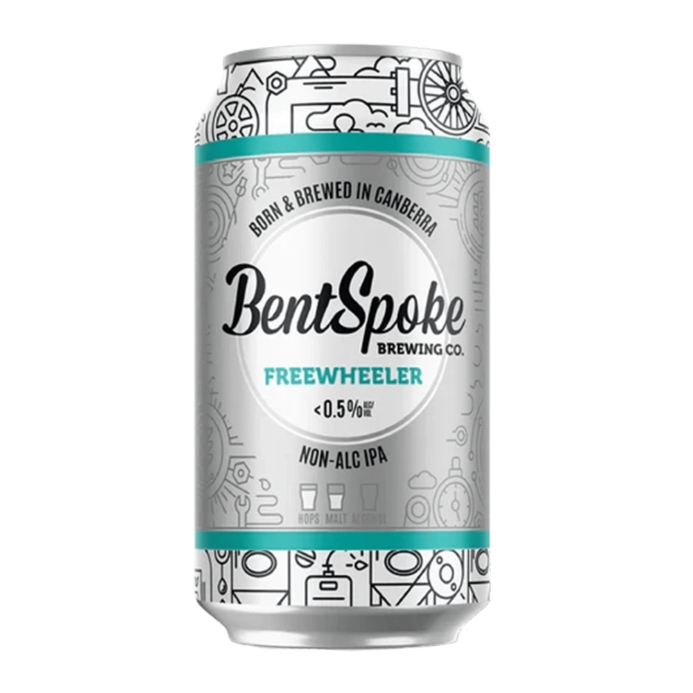 BentSpoke Brewing Freewheeler Non Alc IPA 375mL BentSpoke Brewing Freewheeler Non Alc IPA 375mL