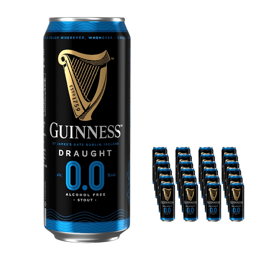Guinness Draught 0.0 Non-Alcoholic Stout 440mL Guinness Draught 0.0 Non-Alcoholic Stout 440mL