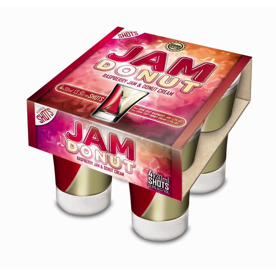 Drinkcraft Jam Donut Shots (4X30ML) Drinkcraft Jam Donut Shots (4X30ML)