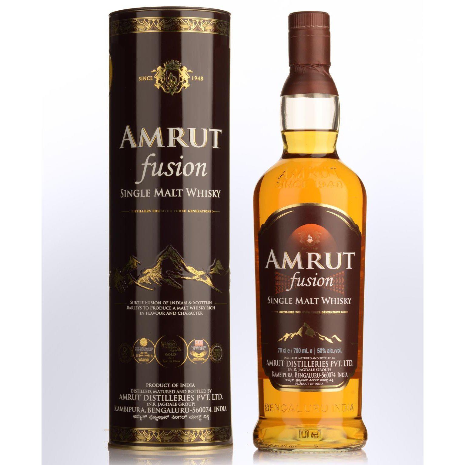Amrut Fusion Indian Whisky 700mL Amrut Fusion Indian Whisky 700mL