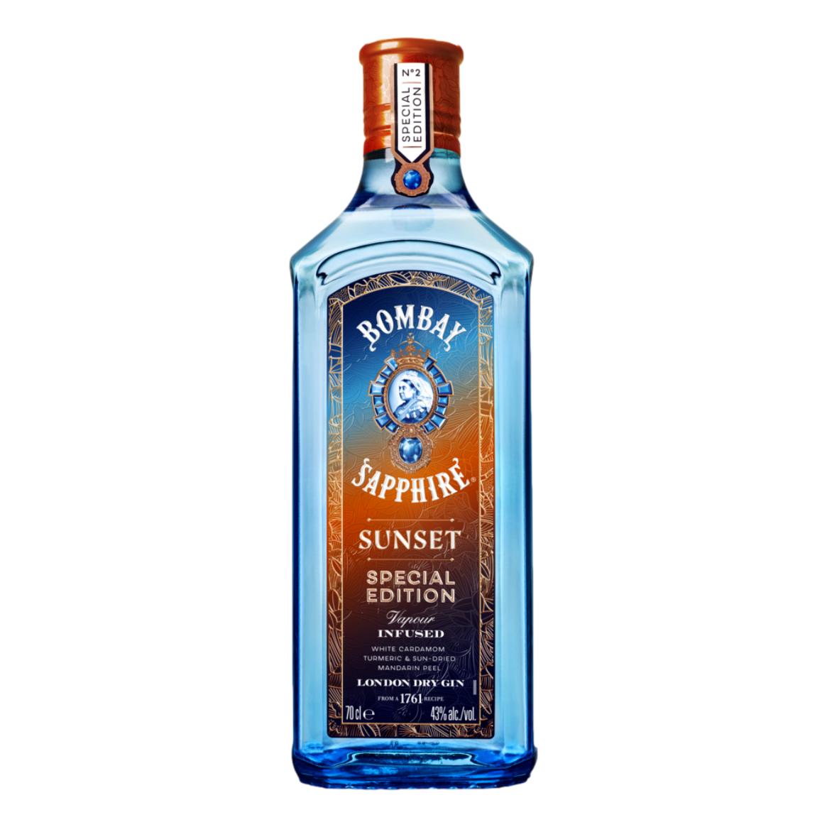 Bombay Sapphire Special Edition Sunset Gin 700mL @ 43% abv(Discontinued)