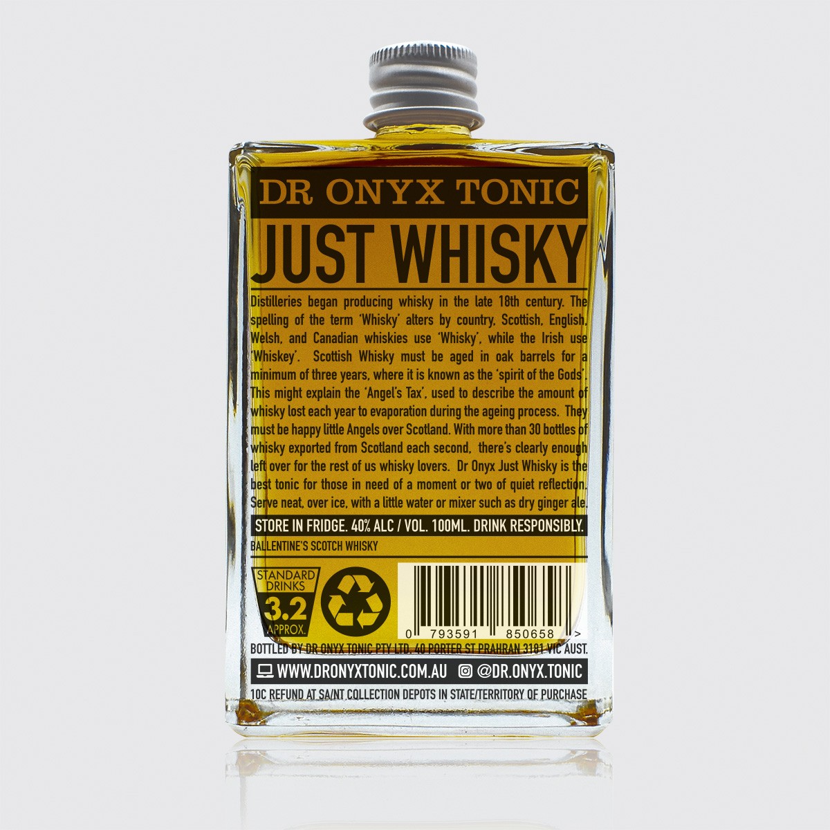 Dr Onyx Tonic Whisky 100ml