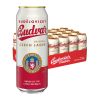 Budvar Premium Czech Lager Imported Beer Case 24 x 500mL Cans