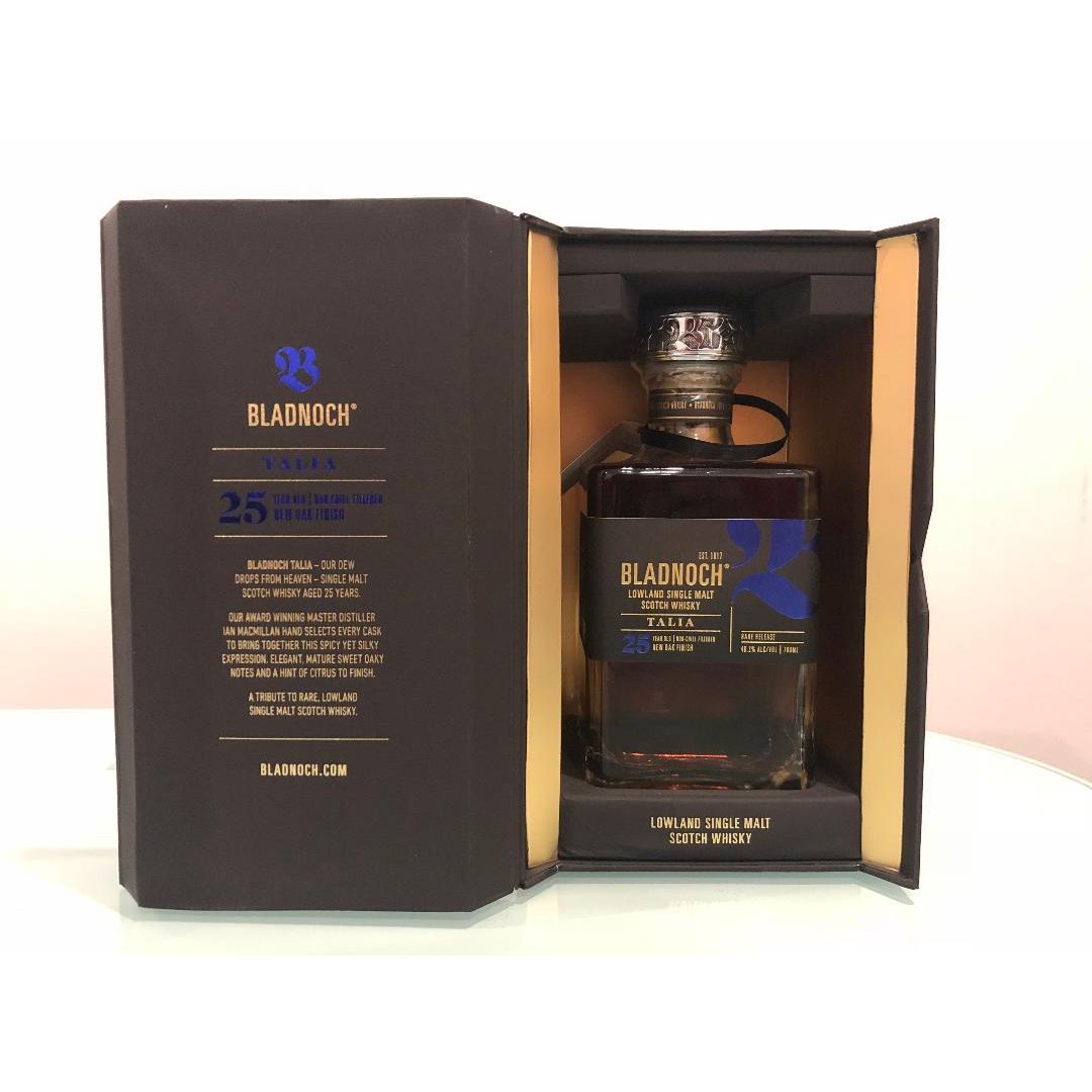 Bladnoch Talia 25 Year Old Single Malt Scotch Whisky 700mL@ 49.2% abv