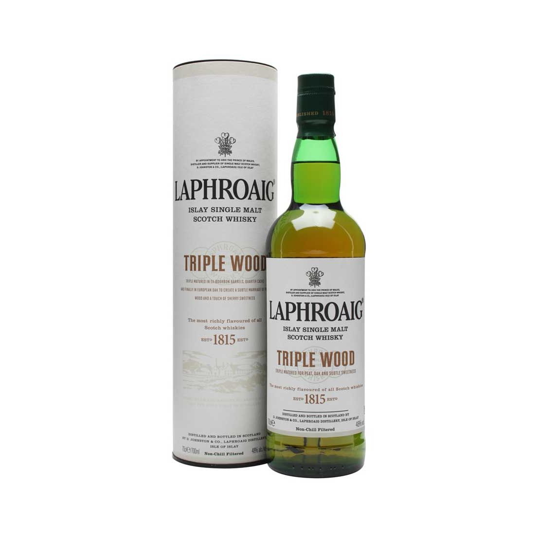 Laphroaig Triple Wood Single Malt Scotch Whisky 700ml @ 48% abv (Discontinued)