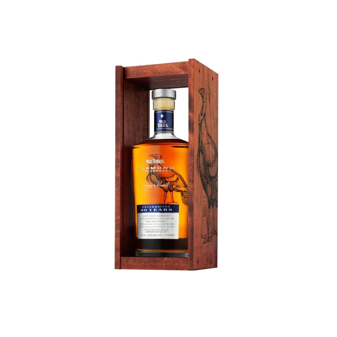 Wild Turkey Diamond Anniversary Bourbon 750mL @ 45.5% abv