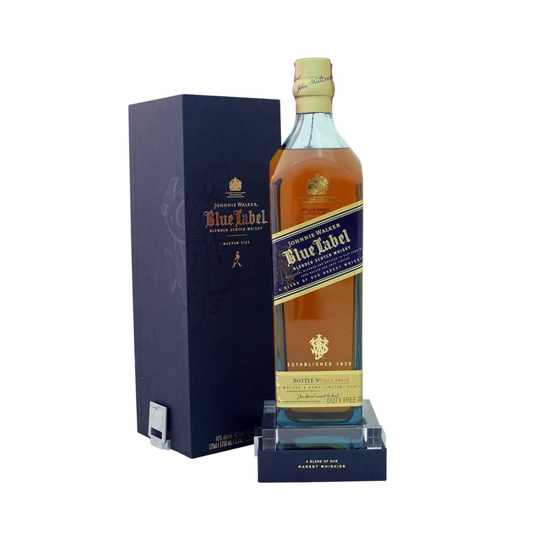 Johnnie Walker Blue Label Scotch Whisky 1750mL @ 40% abv ( Collectable)