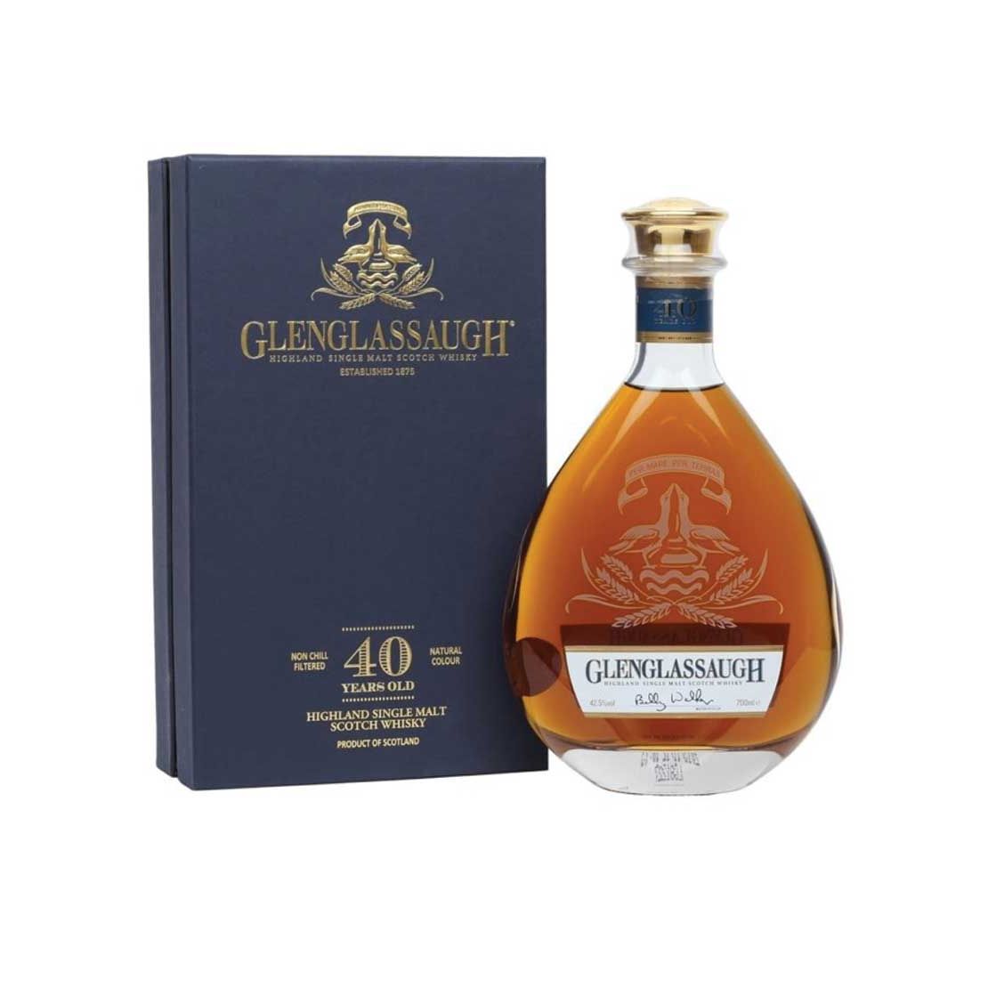 Glenglassaugh 40yr Deluxe 42.5% 700 ml @ 42.5 % abv