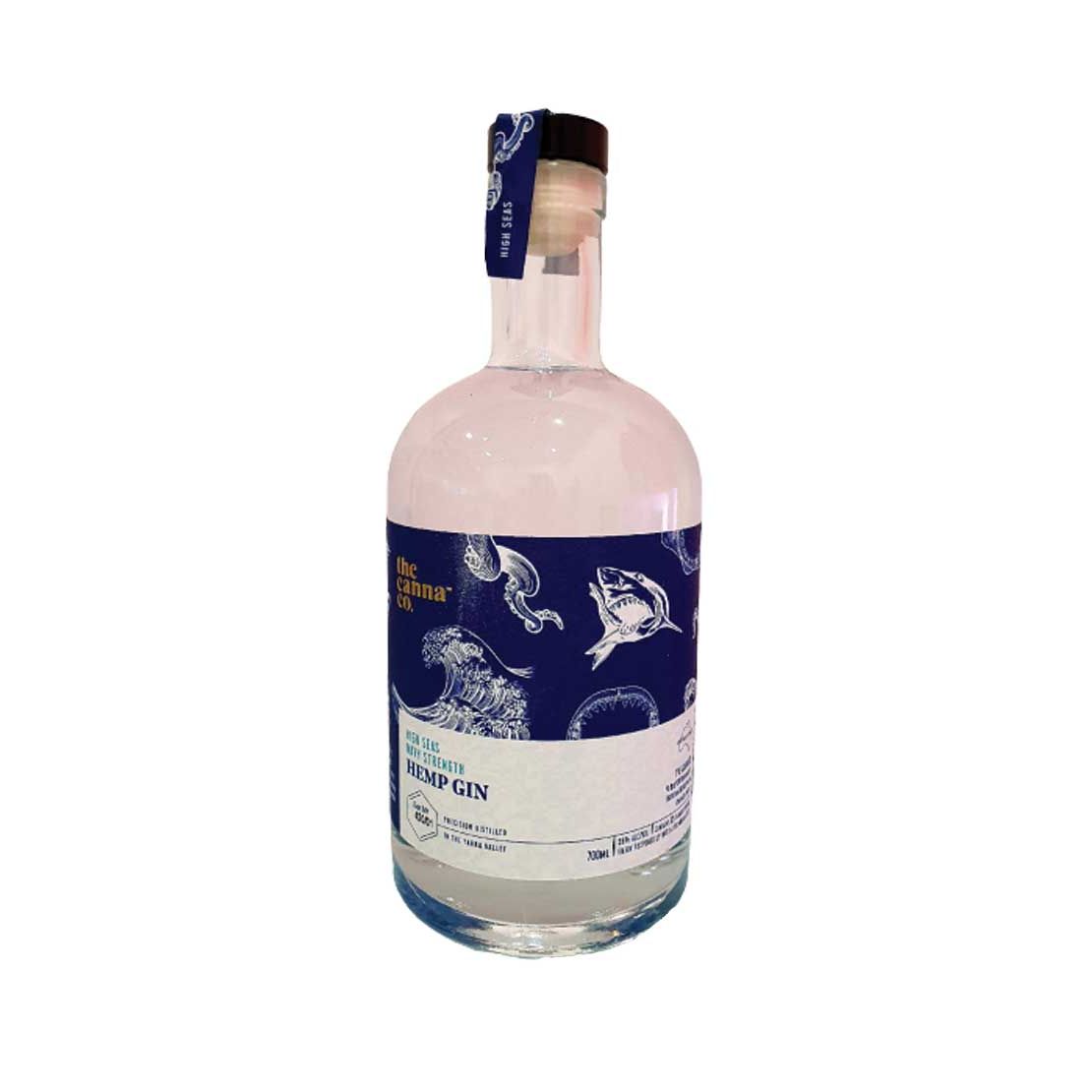 HIGH SEAS NAVY STRENGTH HEMP GIN 700ML@ 58 % abv 