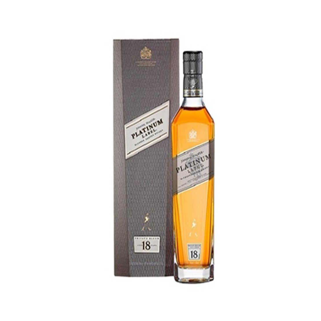 Johnnie Walker Platinum 18 YO Bigger 750mL @ 40 % abv Gift Box discontinued