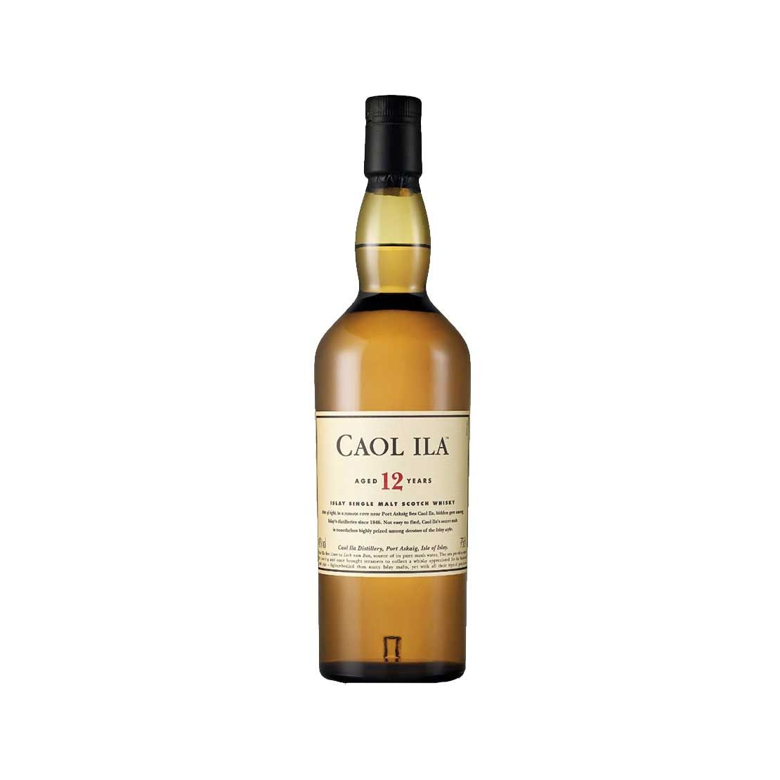 Caol Ila 12 Year Old Scotch Whisky 1000mL@ 43% abv