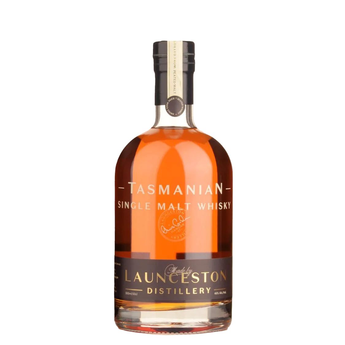 Launceston Distillery Peated Release Single Malt Australian Whisky 500ml