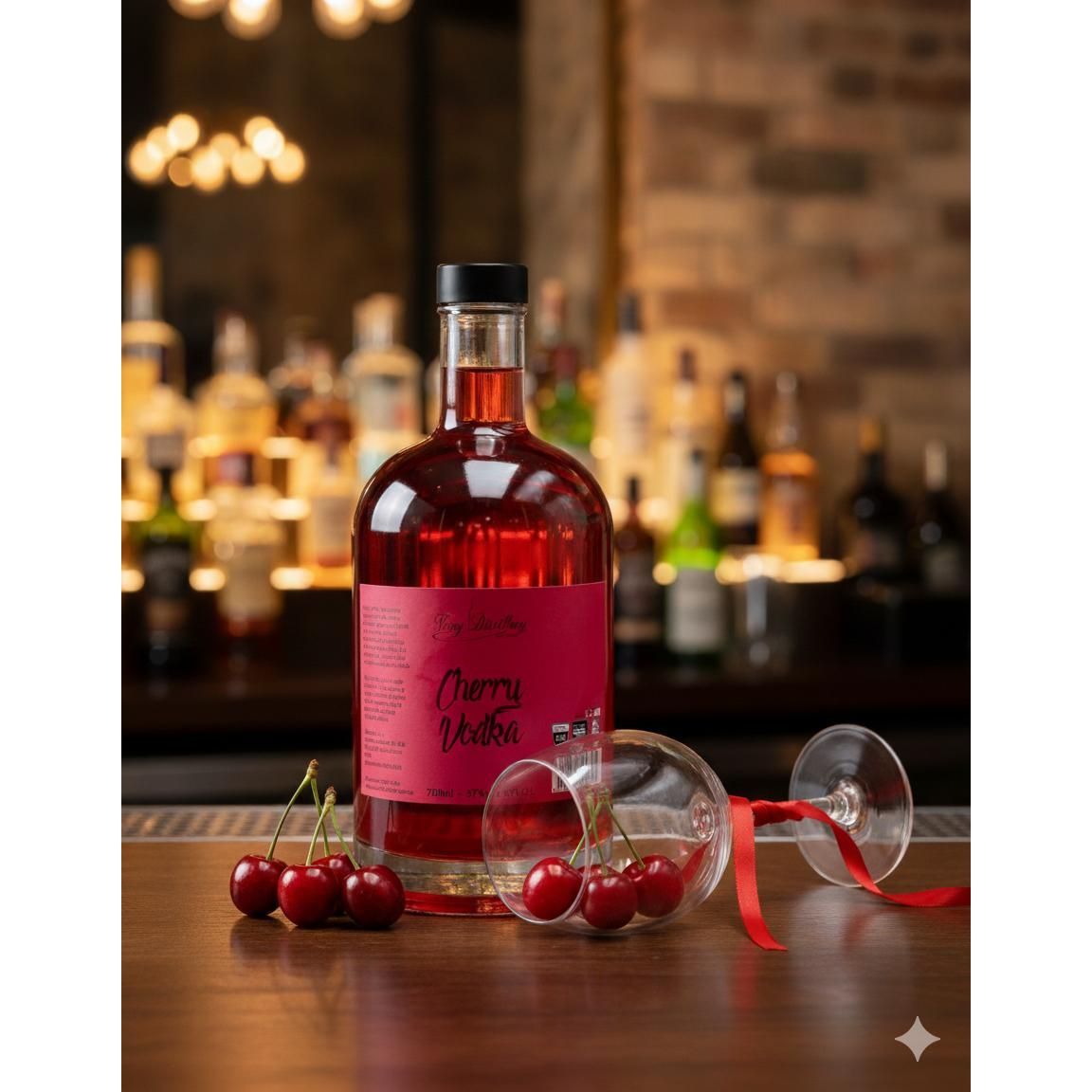 Newy Distillery Cherry Vodka 700ml