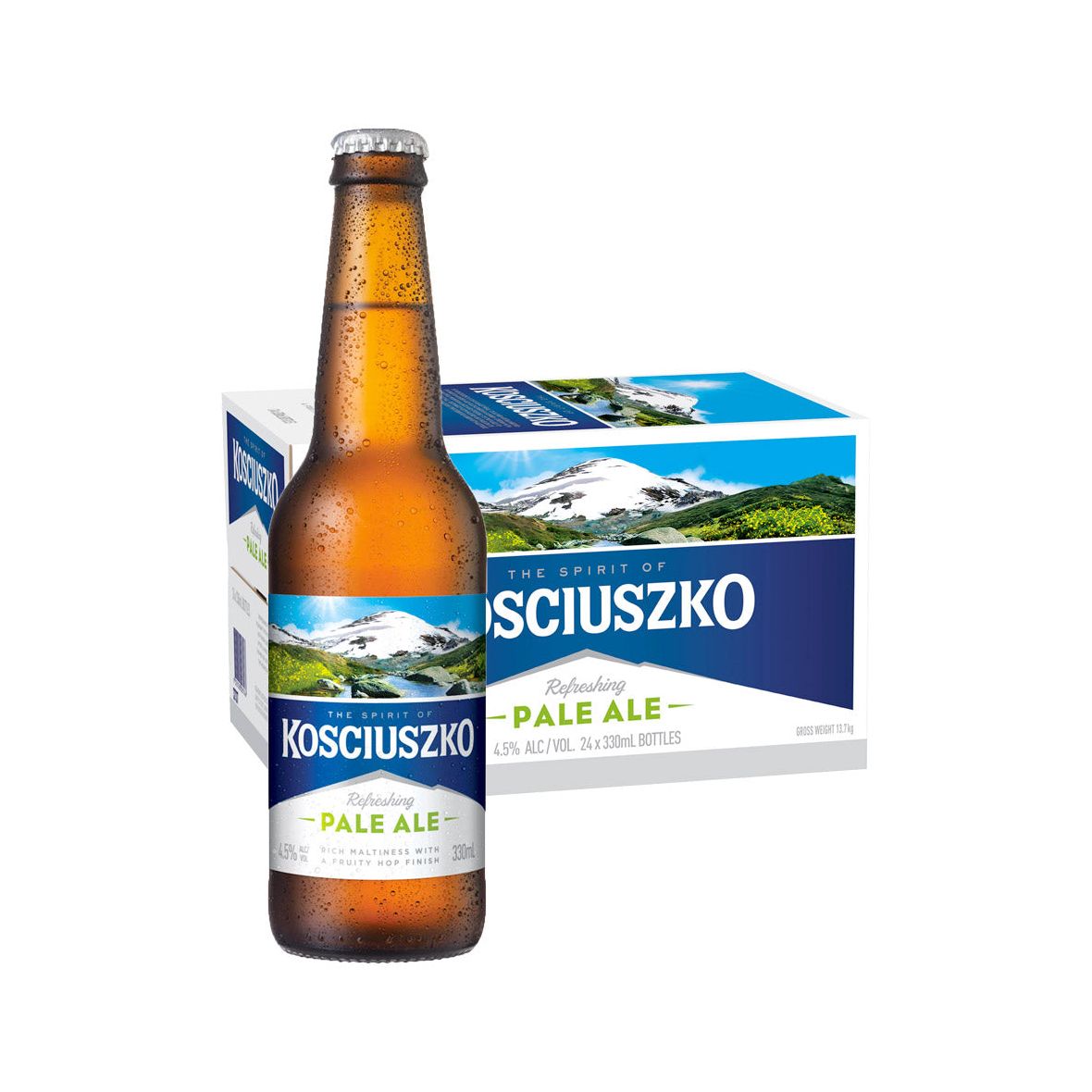 Beer Craft Beer Kosciuszko Pale Ale 4 x 6 Pack 330mL Bottles