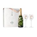 Perrier-Jouët Belle Époque 2014 Champagne Gift Pack with 2 Glasses (750mL)