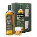 Bushmills 10 Year Old + 2 Glasses Gift Pack Single Malt Irish Whiskey 700mL