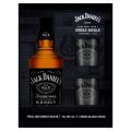 Jack Daniel's with 2 Rocks Glasses Gift Pack