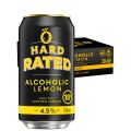 Hard Rated Alcoholic Lemon Case 30 x 375mL Cans